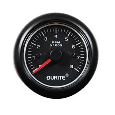 Tachometer - 270° Sweep Dial - 12/24V