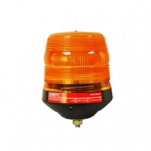 Amber Double Flash LED Beacon with Single Bolt Fixing - 12/24V