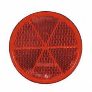 Clear 80mm Round Self-Adhesive Reflector