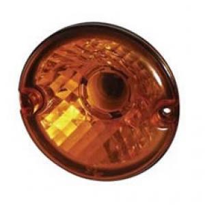 Rear Direction Indicator Lamp with Opticulated Reflector - 95mm diameter,