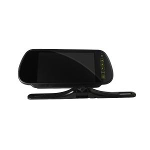 Durite CCTV Kit - 7" Mirror Monitor & 25cm Rear View Number Plate Camera - 12V/24V
