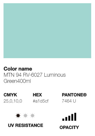 MTN 94 Luminous Green Matt 400ml