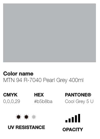 MTN 94 Pearl Grey Matt 400ml