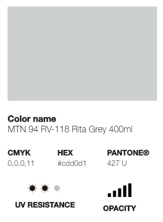 MTN 94 Rita Grey Matt 400ml