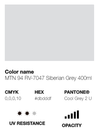 MTN 94 Siberian Grey Matt 400ml