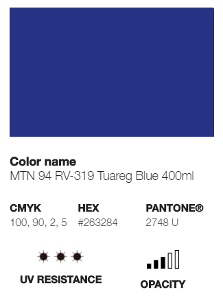 MTN 94 Tuareg Blue Matt 400ml