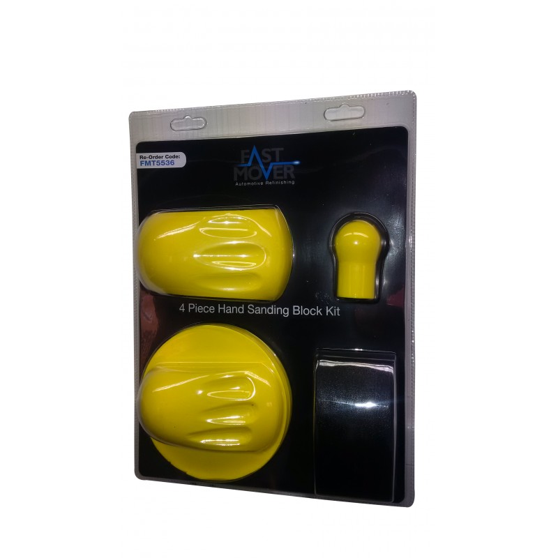 Hand Sanding Block Kit, 4pcs