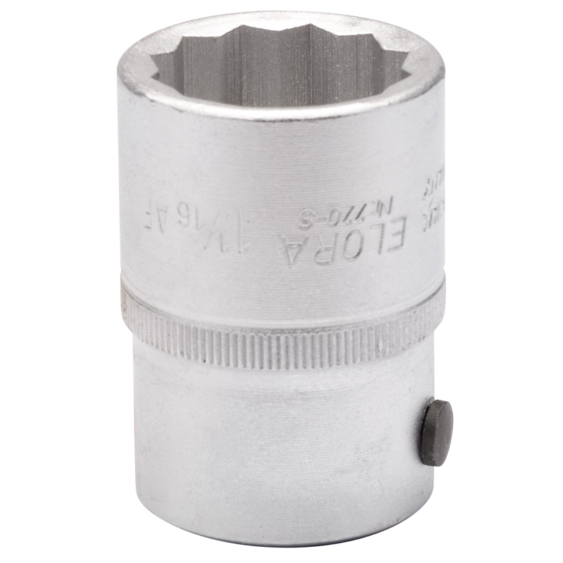 1.1/16" 3/4" Square Drive Elora Bi-Hexagon Socket