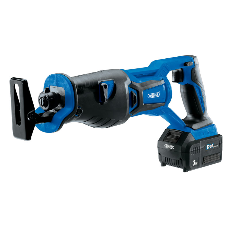 D20 20V Brushless Reciprocating Saw with 3Ah Battery and Fast Charger