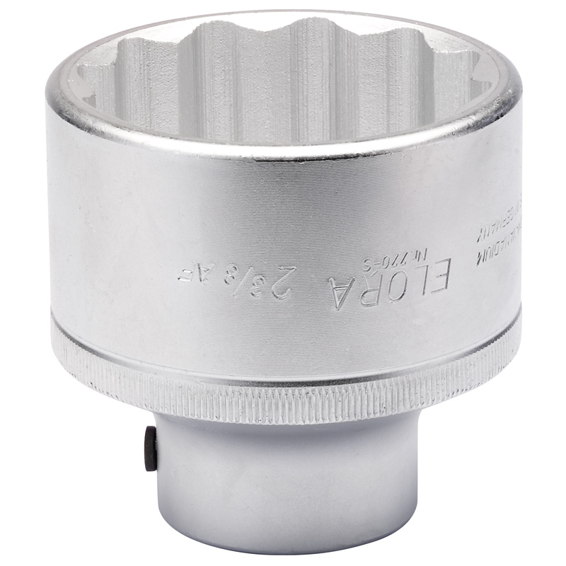 2.3/8" 3/4" Square Drive Elora Bi-Hexagon Socket