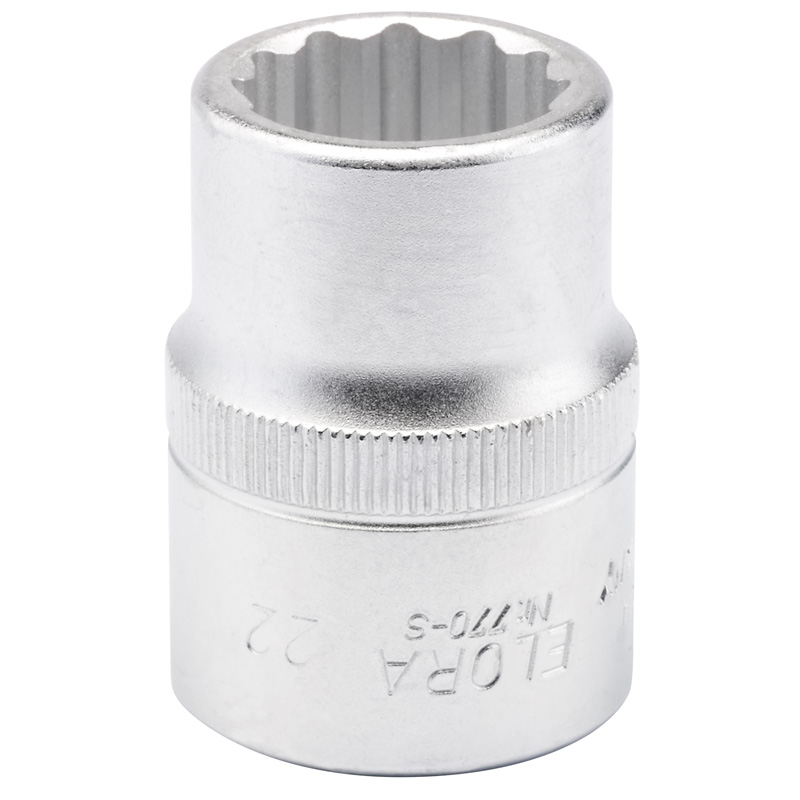 22mm 3/4" Square Drive Elora Bi-Hexagon Socket