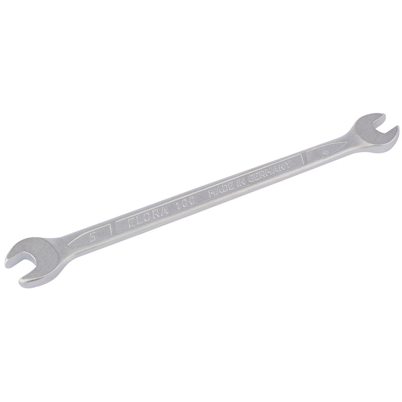 4mm x 5mm Elora Long Metric Double Open End Spanner