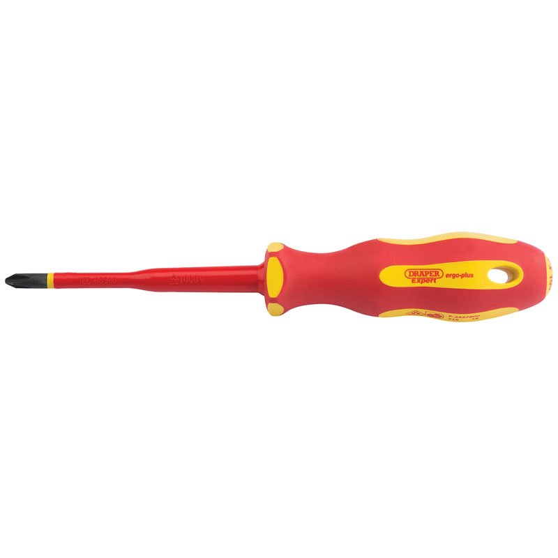 Ergo Plus® Slimline Cross Slot VDE Screwdriver (No:2 x 100mm)