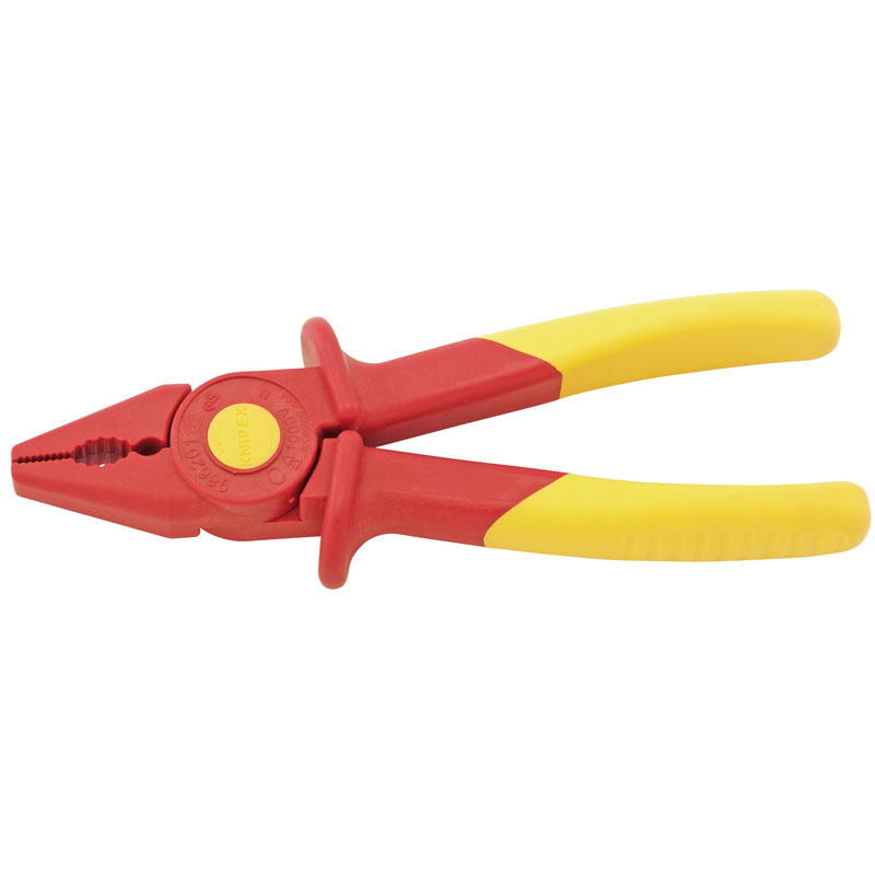 Knipex Fully Insulated 180mm 'S' Range Soft Grip Flat Nose Pliers
