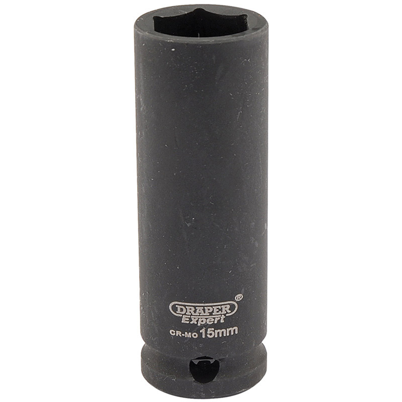 Expert 15mm 3/8" Square Drive Hi-Torq® 6 Point Deep Impact Socket