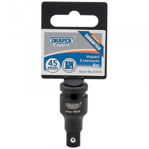 Expert 45mm 3/8" Square Drive Impact Extension Bar