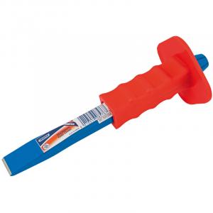 25 x 250mm Octagonal Shank Cold Chisel with Hand Guard (Sold Loose)