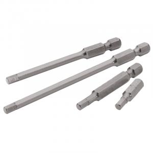 6mm 1/4" Hex Hexagonal Insert Bit 50mm Long x 2