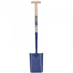 Solid Forged 'T' Handled Trenching Shovel with Ash Shaft