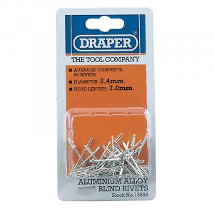 50 x 2.5mm x 7mm Blind Rivets