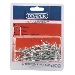 50 x 4.8mm x 6.4mm Blind Rivets