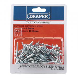 50 x 4.8mm x 10mm Blind Rivets