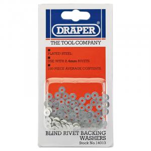 100 x 2.4mm Rivet Backing Washers