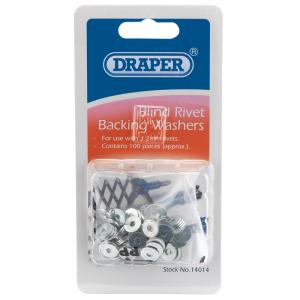 100 x 3.2mm Rivet Backing Washers
