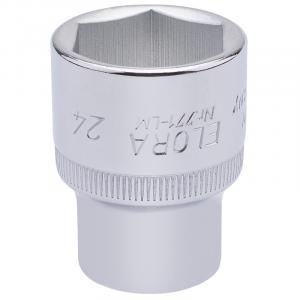 24mm 1/2" Sq. Dr. Elora Hexagon Socket