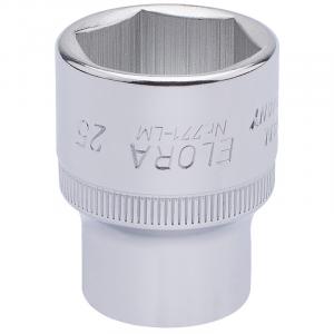 25mm 1/2" Sq. Dr. Elora Hexagon Socket