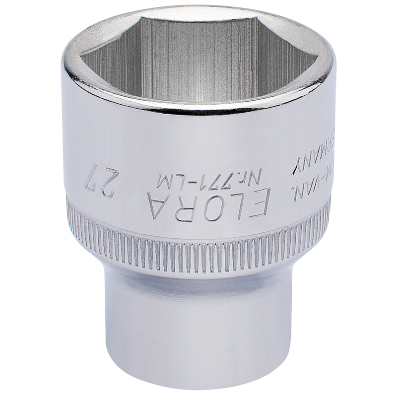 27mm 1/2" Sq. Dr. Elora Hexagon Socket