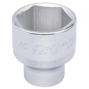 32mm 1/2" Sq. Dr. Elora Hexagon Socket