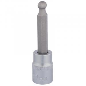 3/8" Sq. Dr. Ball End Hexagonal Socket Bits (7mm)