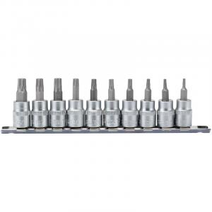 3/8" Sq. Dr. Draper TX-STAR® Plus Socket Bit Set (10 Piece)