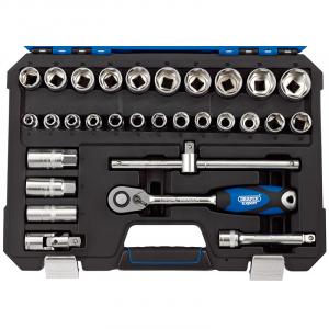 1/2" Sq. Dr. Metric Socket Set (30 Piece)