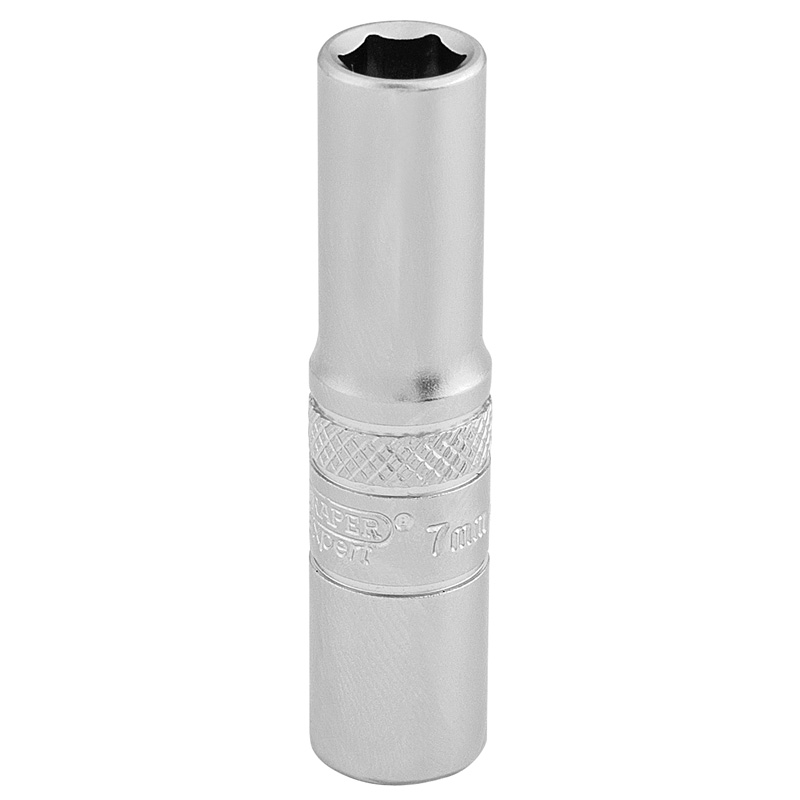 1/4" Sq. Dr. 6 Point Deep Socket (7mm)