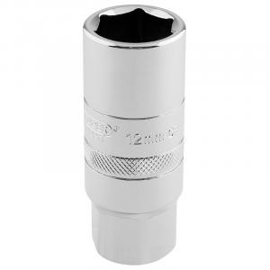 1/2" Sq. Dr. 12mm Thread 6 Point Spark Plug Socket (18mm Socket)