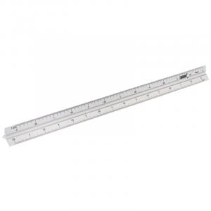 Aluminium Triangle Scale Rule (300mm)