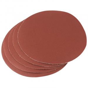 Five 200mm 120 Grit Hook and Eye Backed Aluminium Oxide