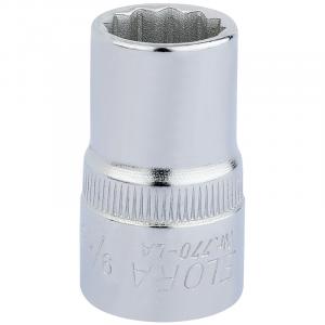 9/16" 1/2" Sq. Dr. Elora Bi-Hexagon Socket