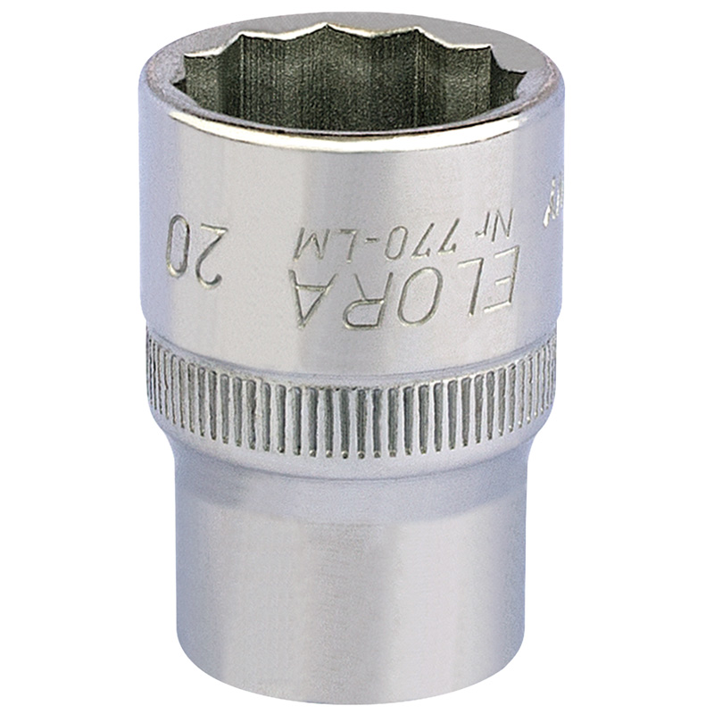 20mm 1/2" Sq. Dr. Elora Bi-Hexagon Socket
