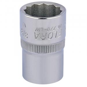 3/8" 1/2" Sq. Dr. Elora Whitworth Bi-Hexagon Socket