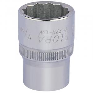7/16" 1/2" Sq. Dr. Elora Whitworth Bi-Hexagon Socket