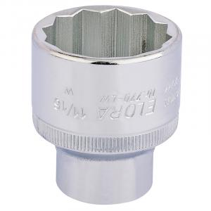 11/16" 1/2" Sq. Dr. Elora Whitworth Bi-Hexagon Socket