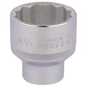 3/4" 1/2" Sq. Dr. Elora Whitworth Bi-Hexagon Socket