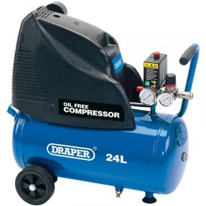 24L Oil-Free Air Compressor (1.1kW)