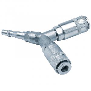PCL Twin Standard Coupling with Two Male Couplings and One Tailpiece Supplied (Sold Loose)