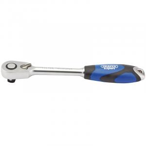 1/2" Sq. Dr. 60 Tooth Micro Head Reversible Soft Grip Ratchet