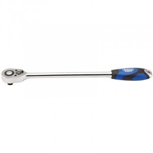 1/2" Sq. Dr. 48 Tooth Extra Long Reversible Quick Release Soft Grip Ratchet
