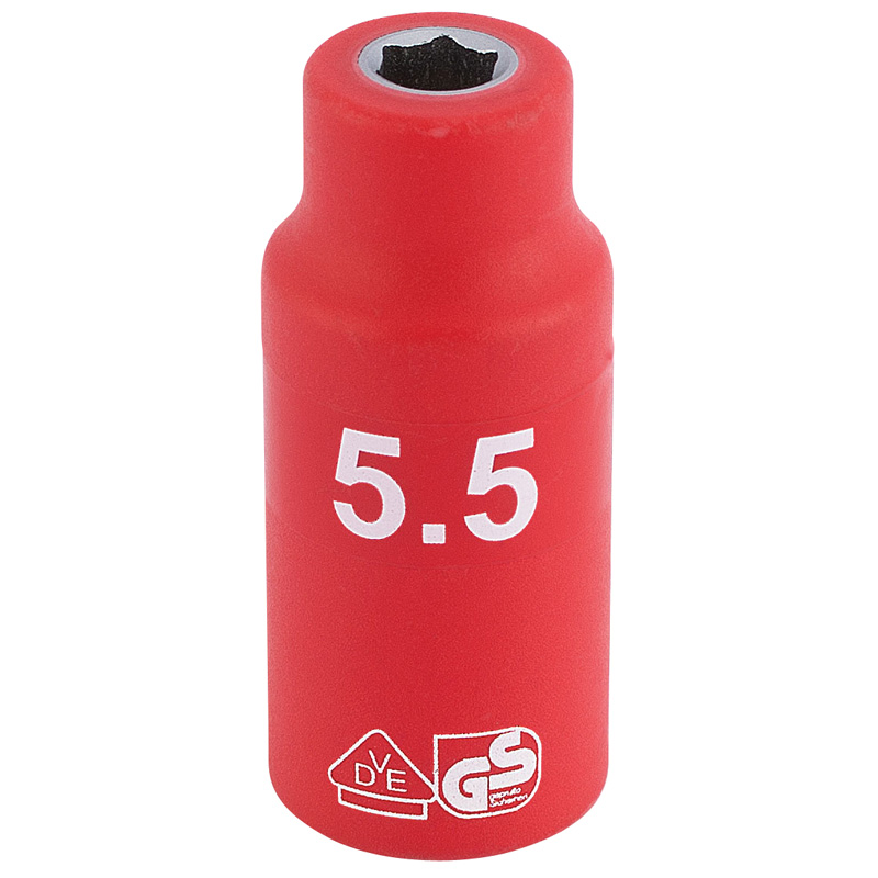 1/4" Sq. Dr. Fully Insulated VDE Socket (5.5mm)